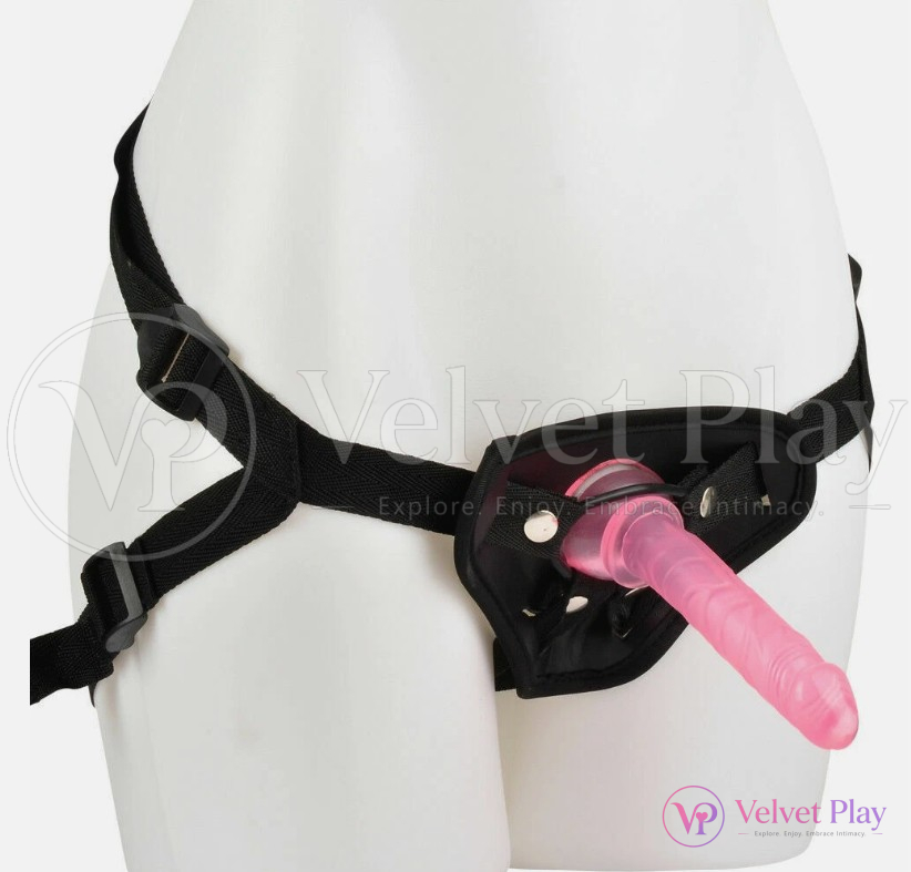 5.7 Inch Pegging Dildo with Strap On Harness For Beginners