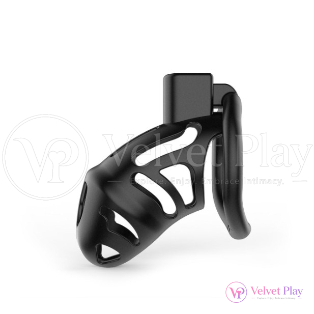 Black Male chastity cock cage Sevanda subjugation of master