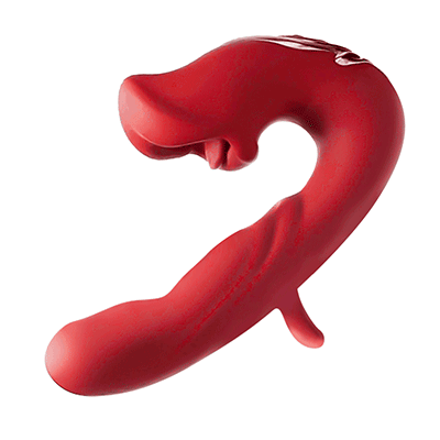 Red Tongue Licking Flapping Vibrator For all persons