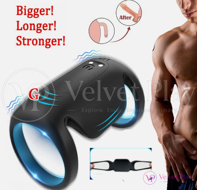 Stamina Trainer Wearable Vibrating Cock Ring With Remote